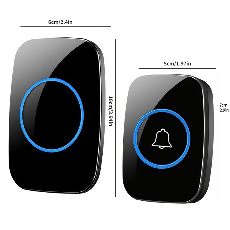 Smart Wall Socket - EU Plug Wireless Doorbell 300M Remote