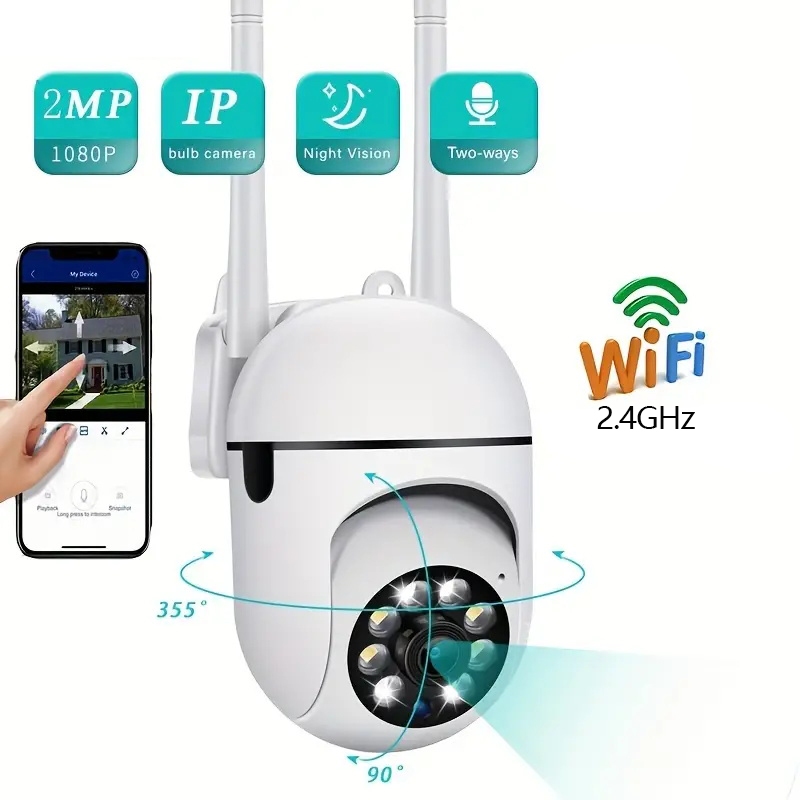 Smart Home Battery Camera Ezviz - A7 Wireless Monitoring Camera 360 Degree