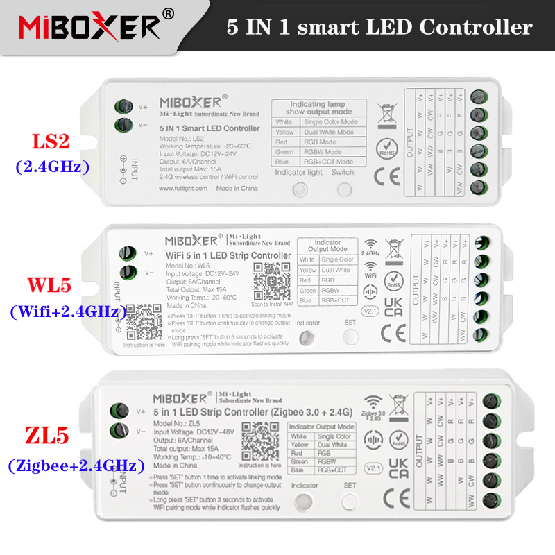 Alexa Compatible Bulb - Miboxer 5 in 1 LED Controller