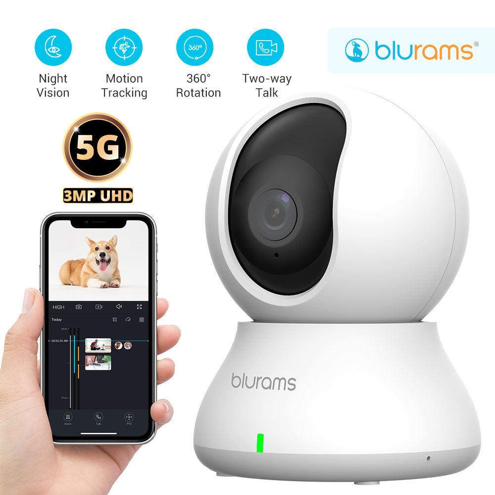 Smart Home Battery Camera Ezviz - Blurams 2K 5GHz/2.4GHz Indoor Camera for