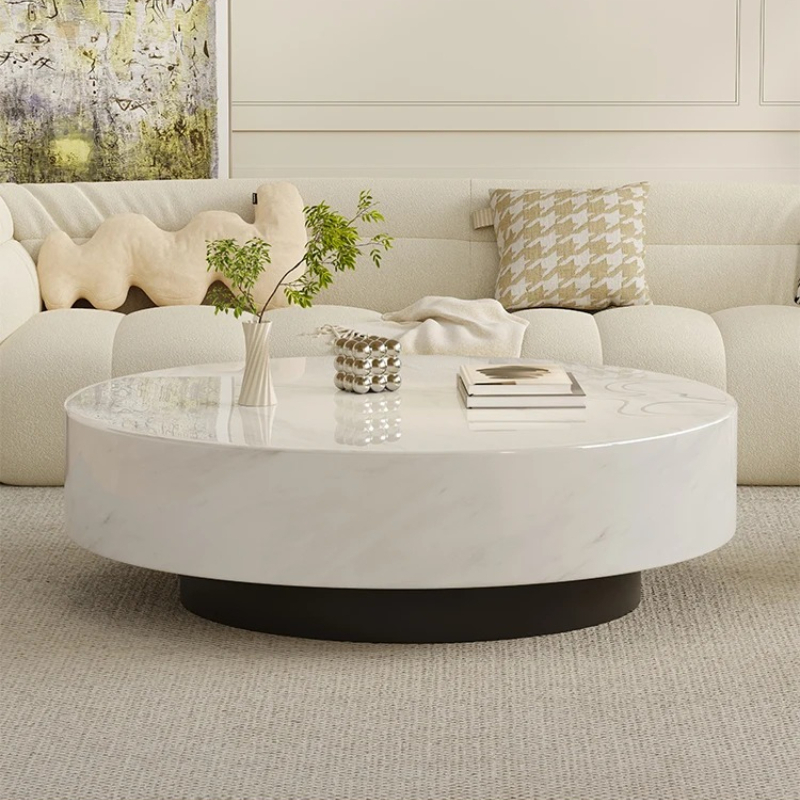 Smart Home Living - Italian Minimalist Round Marble Nesting Tables
