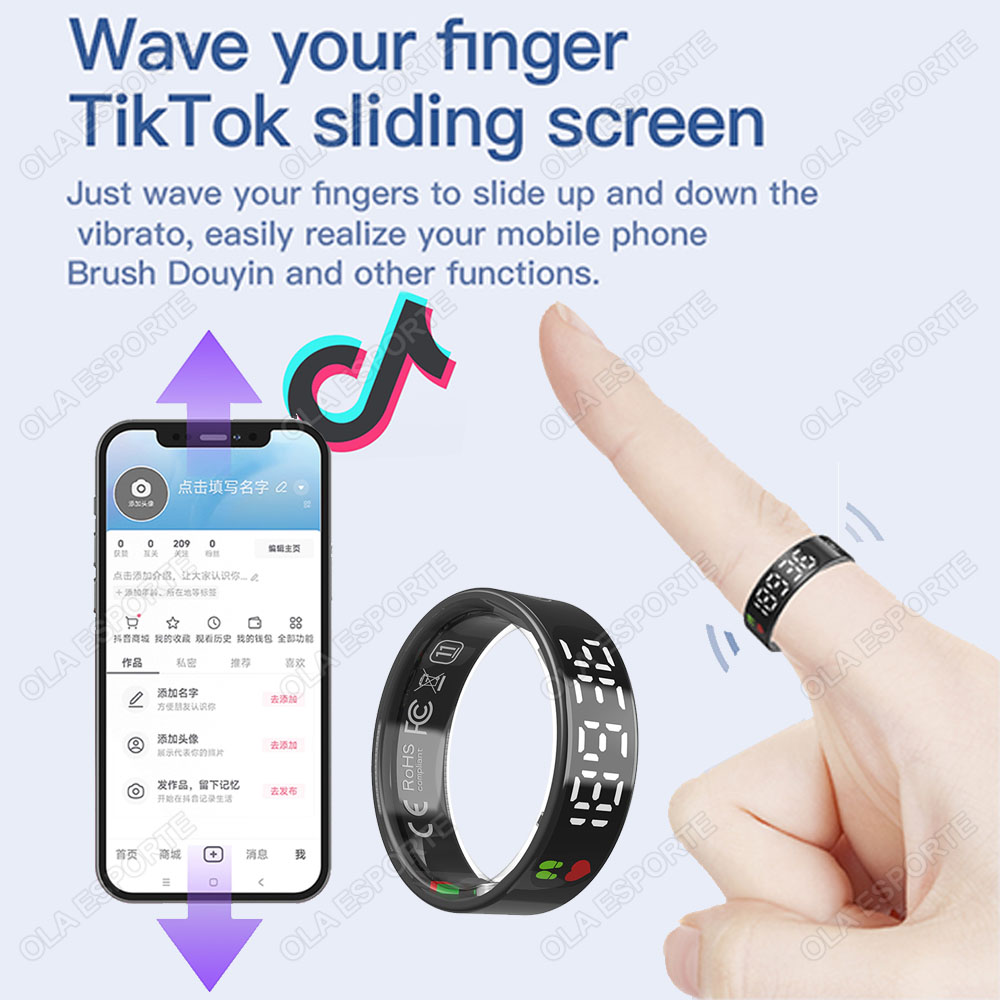SR08 Smart Ring with Charging  - Smart Home Trainer recension och pris