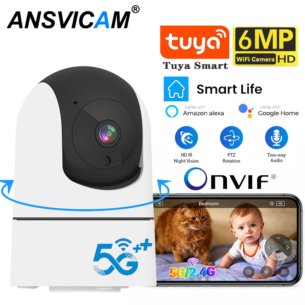 2K 6MP Mini 5G Wifi Tuya IP  C - Smart Home Battery Camera Ezviz recension och pris