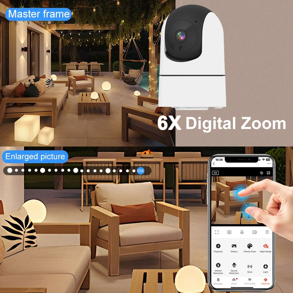 2K 6MP Mini 5G Wifi Tuya IP  C - Smart Home Battery Camera Ezviz recension och pris