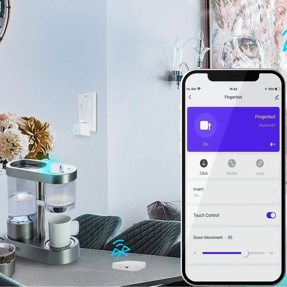 Smart ZigBee Fingerbot Wireles - Smart Home Z Wave recension och pris