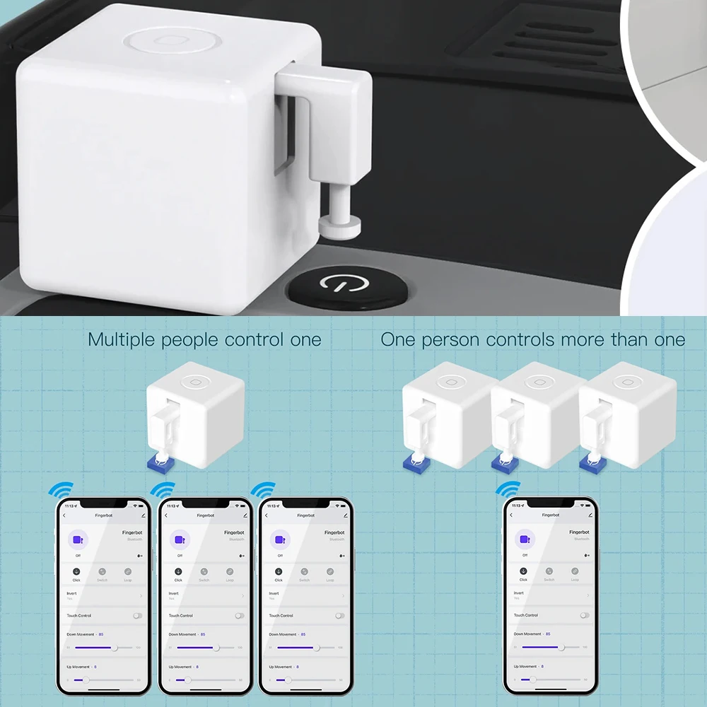 Smart ZigBee Fingerbot Wireles - Smart Home Z Wave recension och pris
