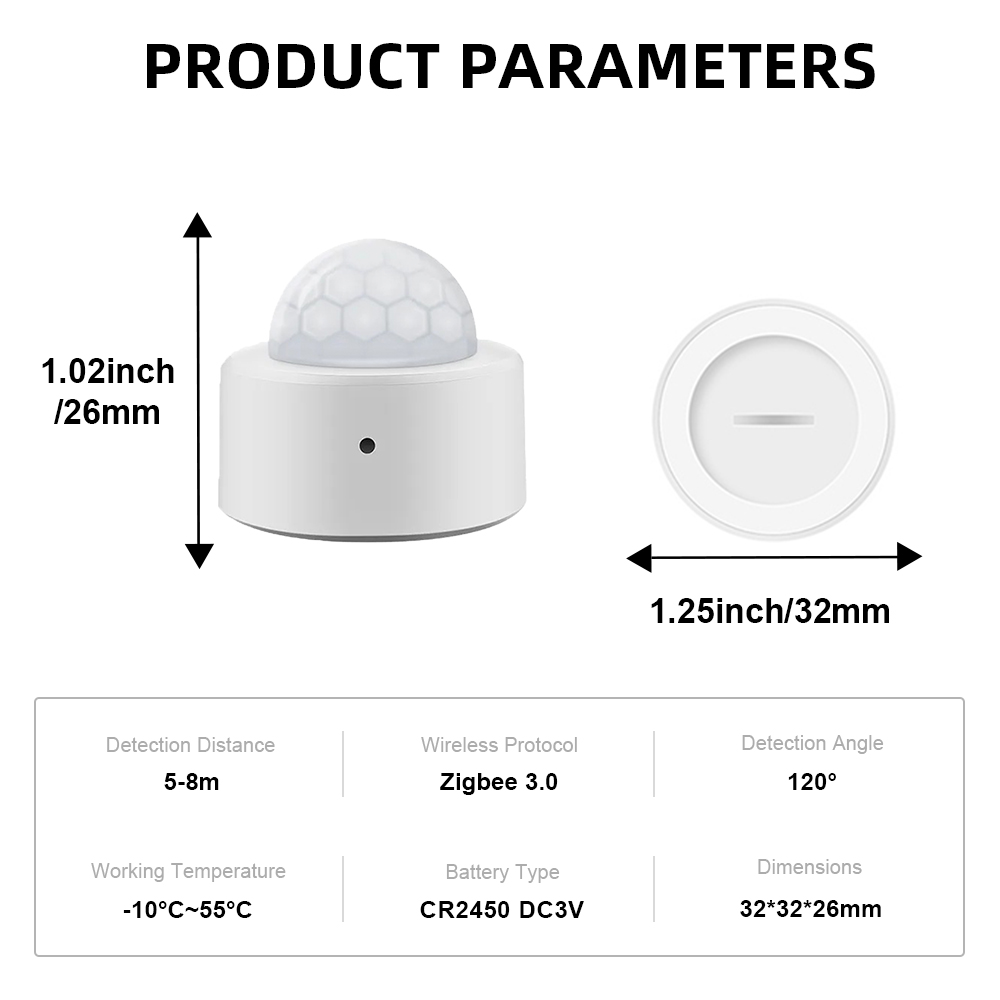 Tuya ZigBee Light Sensor Lumin - Smart Home Matter recension och pris