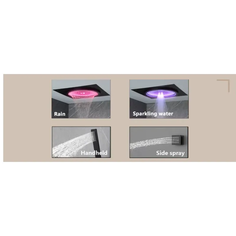 Smart LED Shower Set Bathroom  - Smart Home Hotel recension och pris