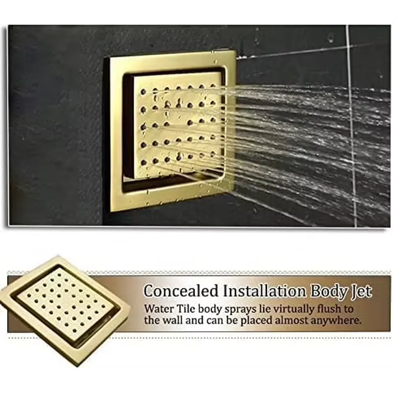 Smart LED Shower Set Bathroom  - Smart Home Hotel recension och pris