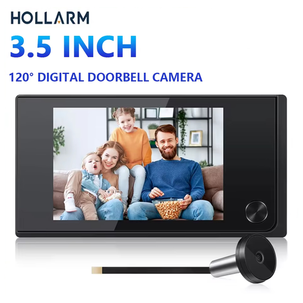Hollarm 3.5 Inch Wireless Door - Smart Home Battery Camera recension och pris