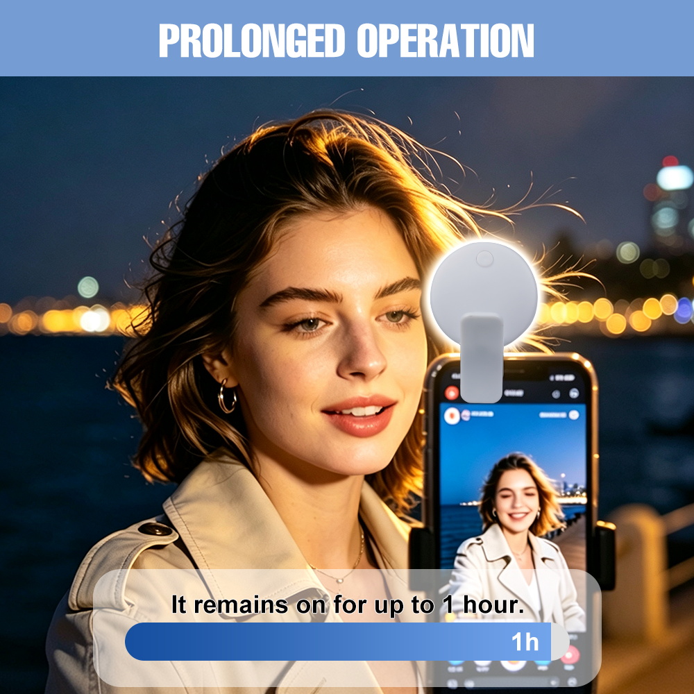 Portable Clip‑on Selfie Fill L - Smart Home Energy recension och pris
