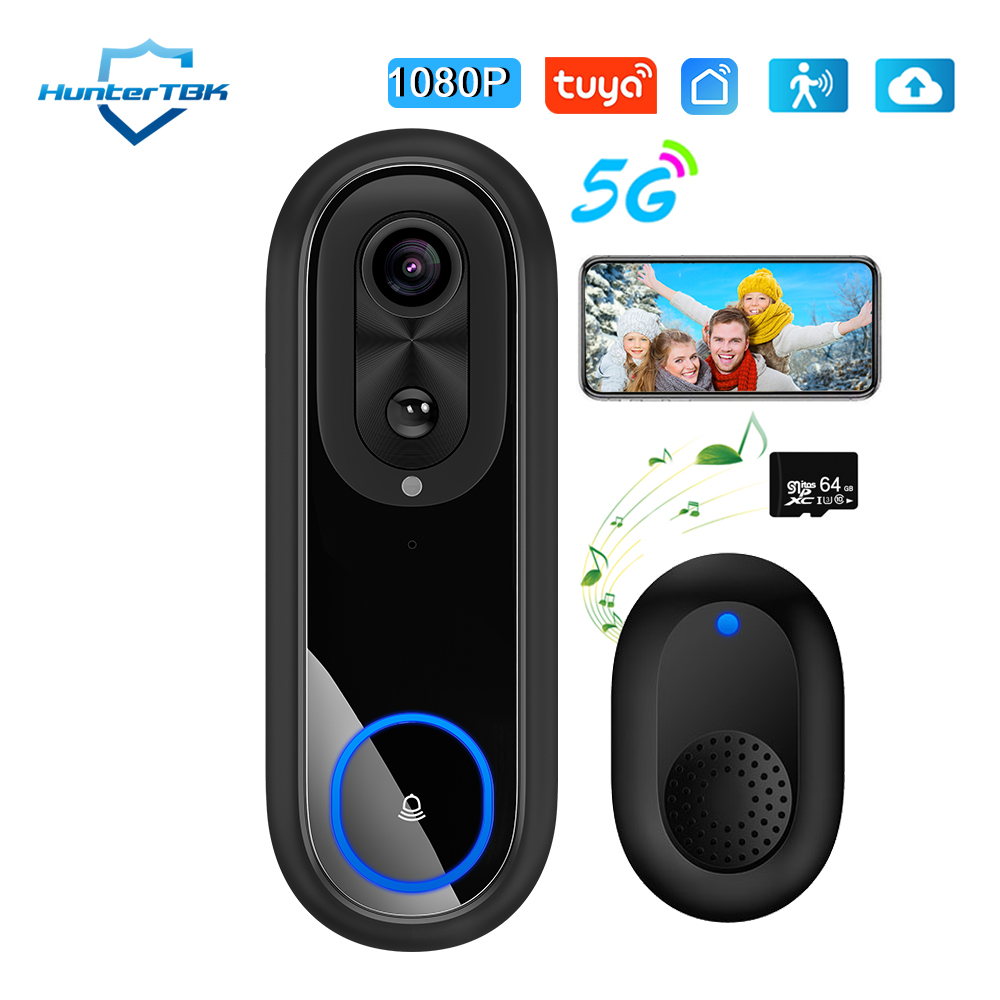 5G 2.4G WiFi Video Doorbell 10 - Smart Home Battery Camera recension och pris