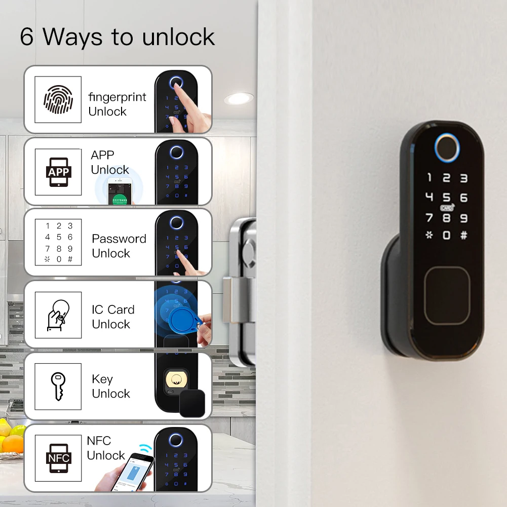MOES WiFi Tuya Smart Lock Door - Smart Home Hotel recension och pris