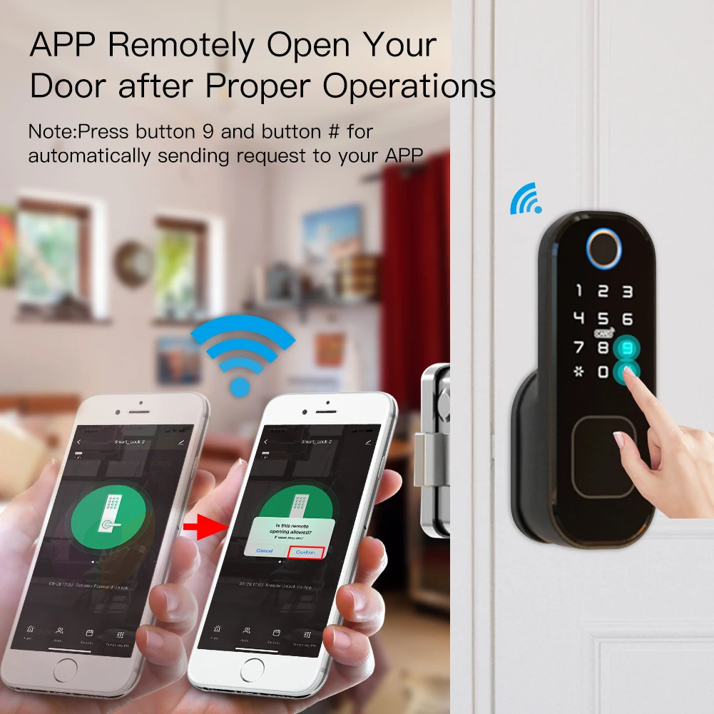 MOES WiFi Tuya Smart Lock Door - Smart Home Hotel recension och pris