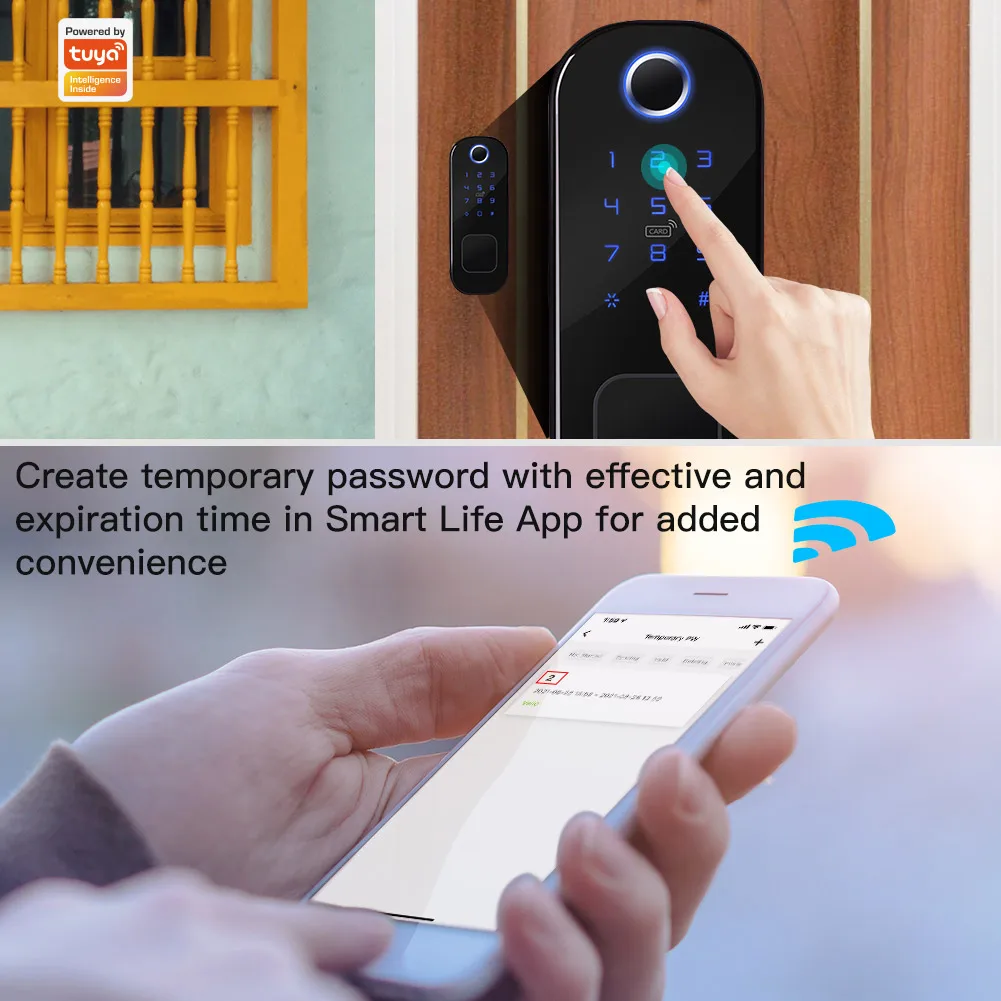 MOES WiFi Tuya Smart Lock Door - Smart Home Hotel recension och pris