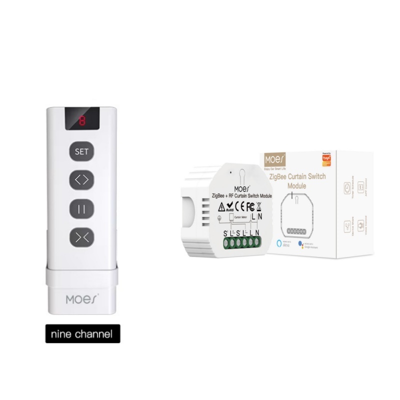 MOES ZigBee Smart RF433 Curtai - Smart Home Moes recension och pris