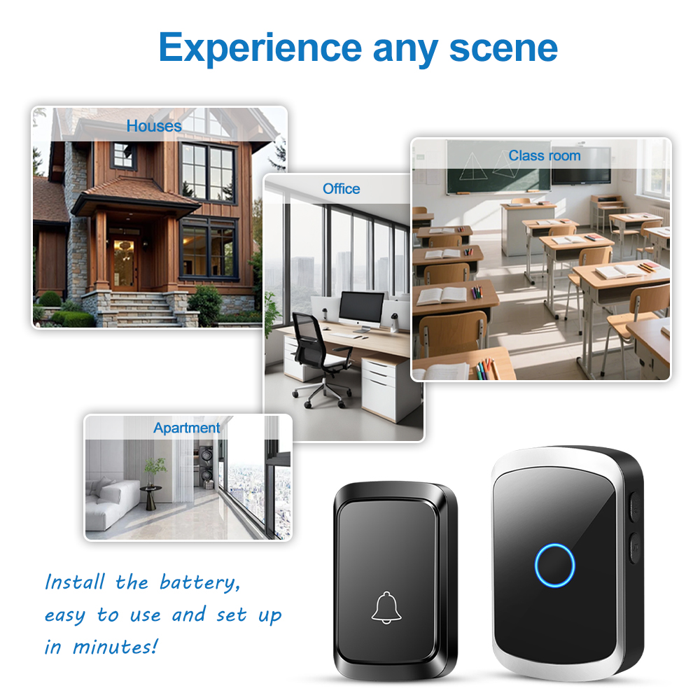 Smart Wireless Doorbell Door C - Smart Home Theater recension och pris