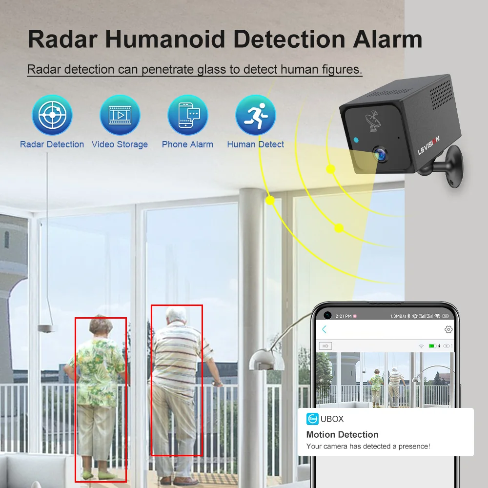 LS VISION 4MP 4G Mini Camera W - Smart Home Battery Camera Ezviz recension och pris