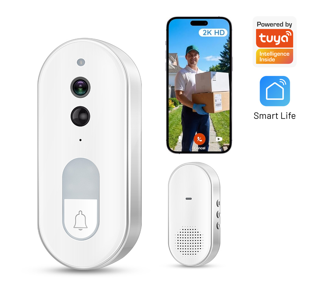 Tuya Smart Video Doorbell Wire - Smart Home Cctv recension och pris