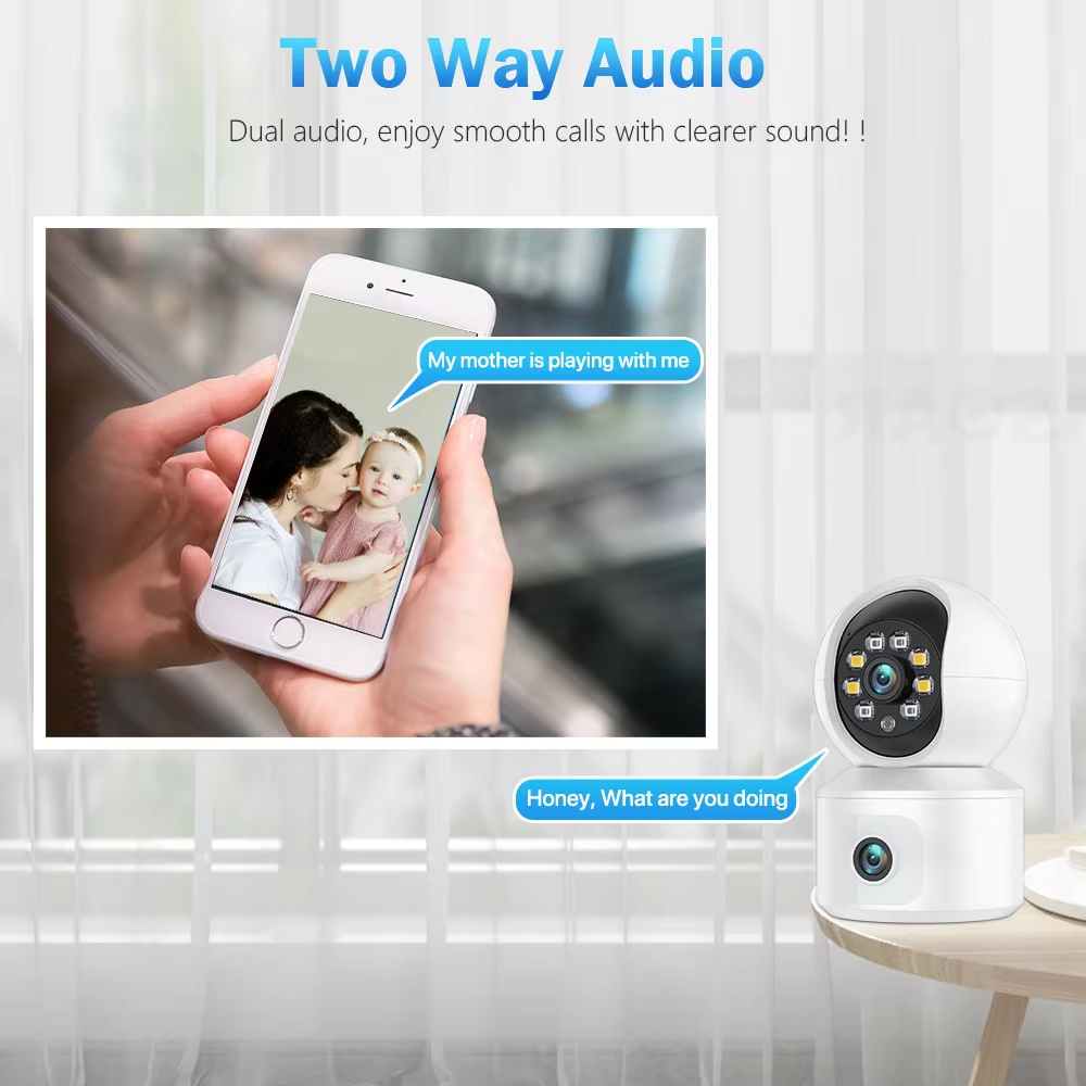 6MP ICSEE WiFi IP Camera Dual  - Smart Home Battery Camera Ezviz recension och pris