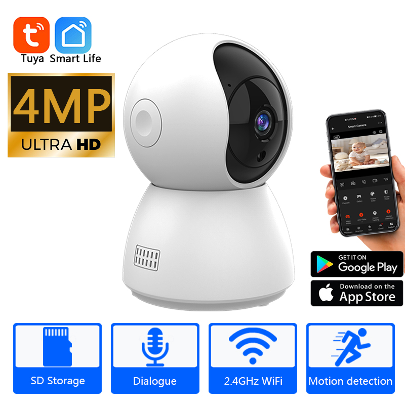 HD 4MP Tuya Smart Mini WiFi IP - Smart Home Battery Camera Ezviz recension och pris