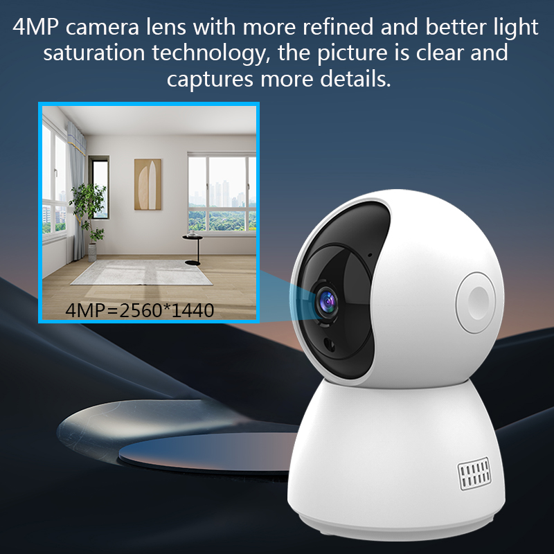 HD 4MP Tuya Smart Mini WiFi IP - Smart Home Battery Camera Ezviz recension och pris