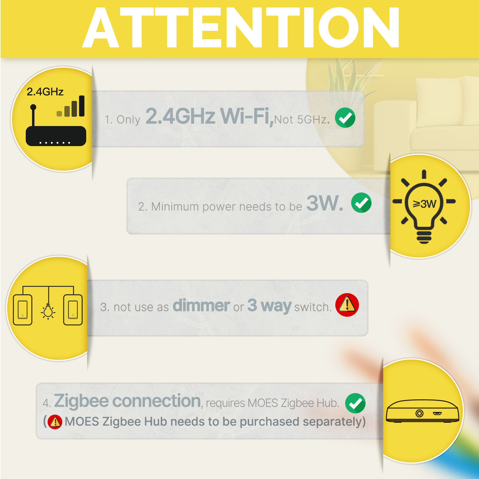 MOES US Standard Zigbee Smart  - Smart Home Matter recension och pris