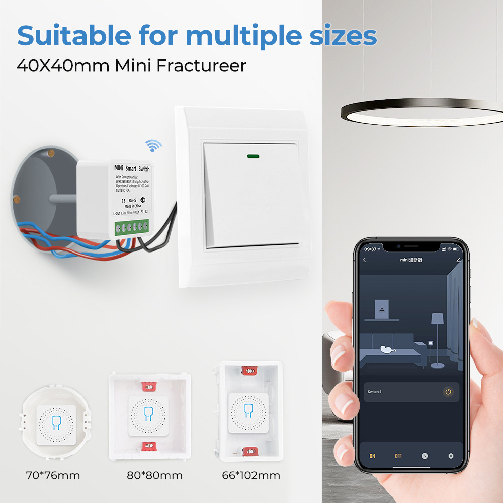 16A Tuya WiFi Smart Switch 2-w - Smart Home Energy recension och pris