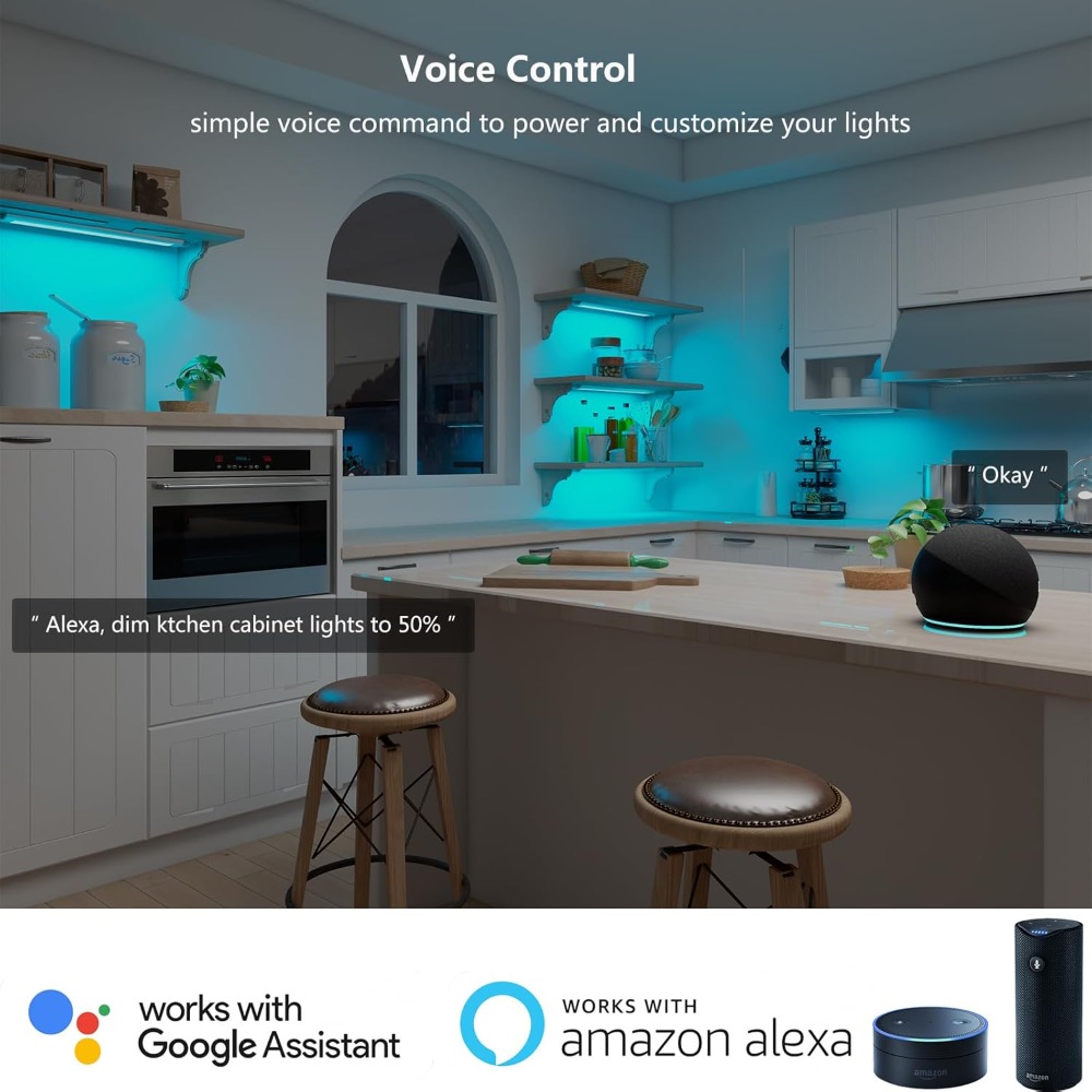 DC12V RGB Color Under Cabinet  - Alexa Compatible Bulb recension och pris