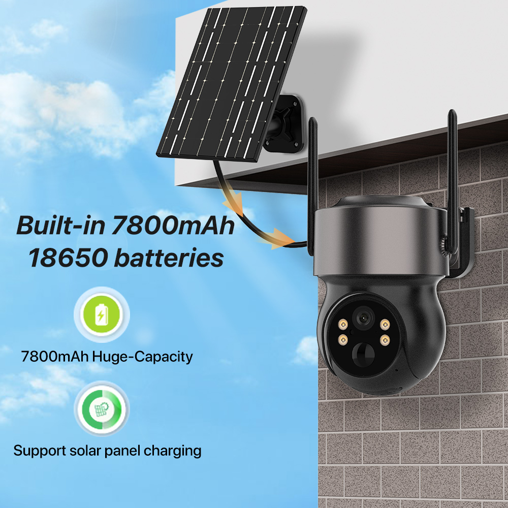 4MP 4G SIM Solar Battery Power - Smart Home Cctv recension och pris