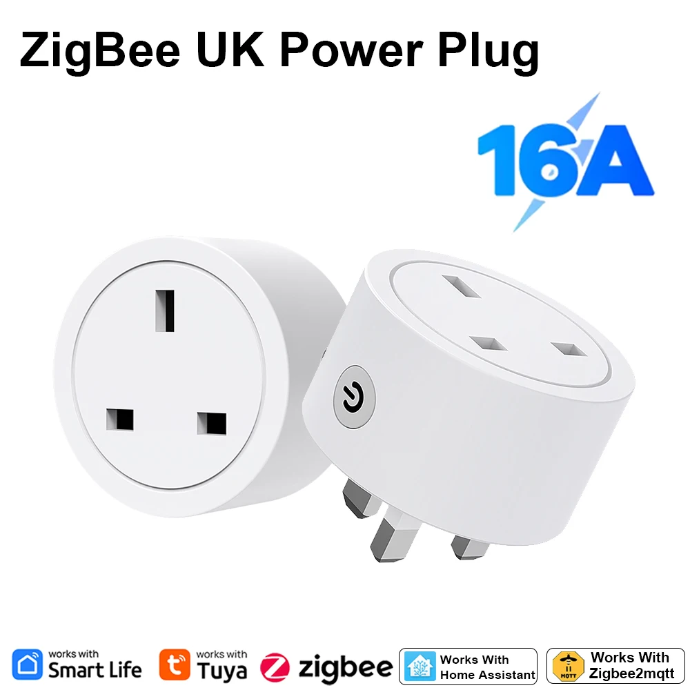 Zigbee Smart Plug 16A UK Socke - Smart Home Energy recension och pris