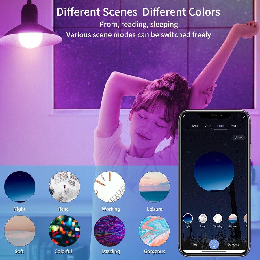 Tuya Bluetooth LED Bulb Dimmab - Alexa Compatible Bulb recension och pris