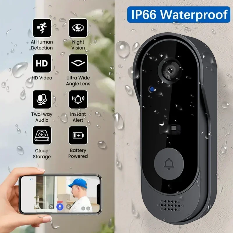Video HD Wireless Waterproof D - Smart Home Battery Camera recension och pris