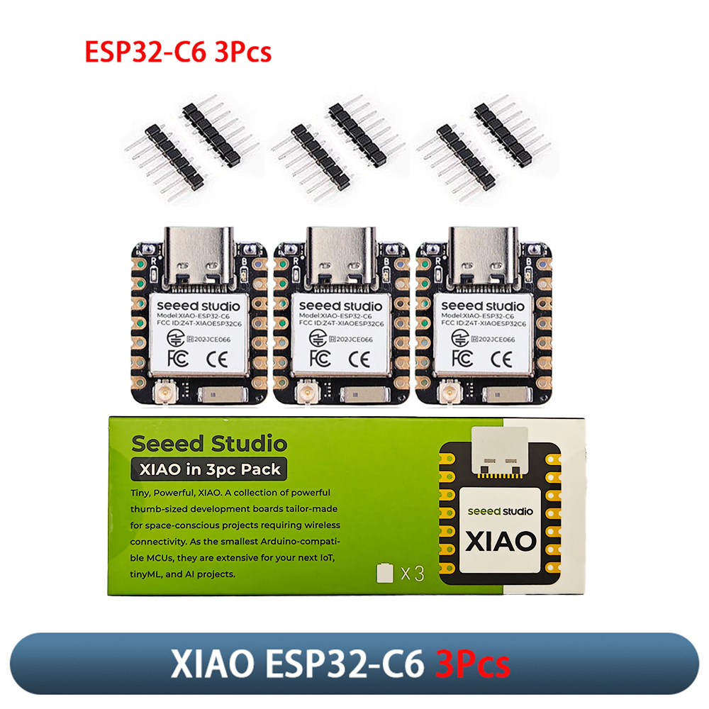 XIAO ESP32-C6 3Pcs Development - Smart Home Ecosystems recension och pris