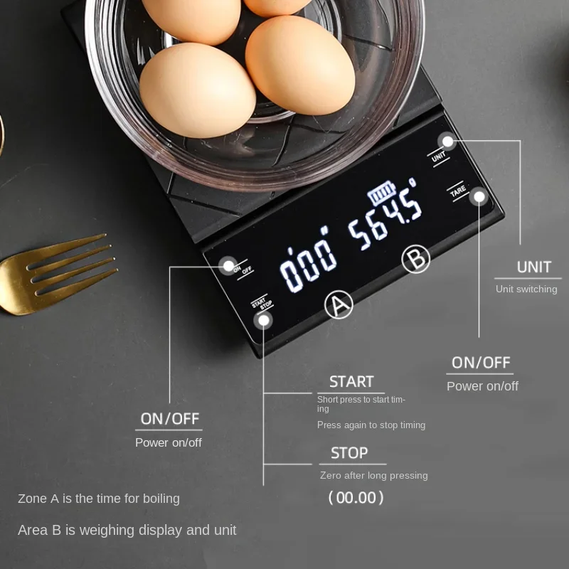 USB Charging Kitchen Coffee Sc - Smart Home Utensils recension och pris