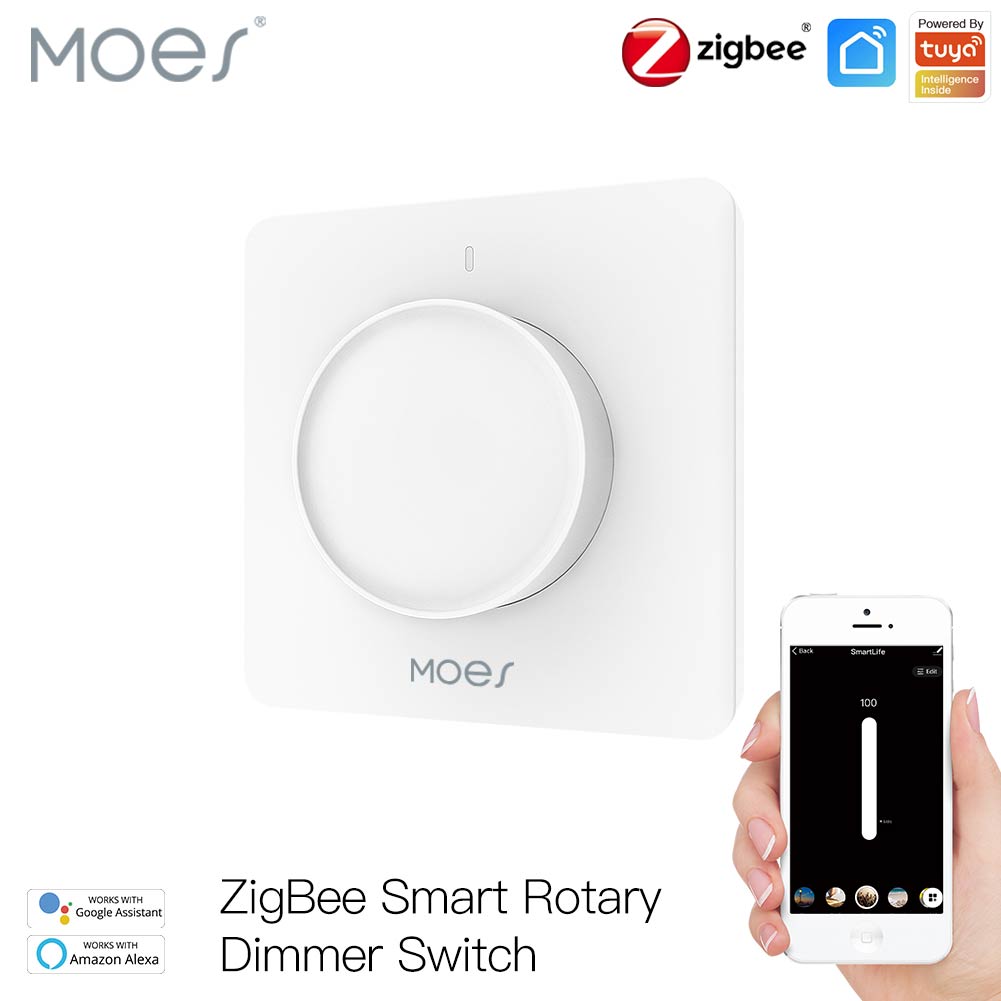 MOES Tuya Zigbee Smart Rotary  - Smart Home Moes recension och pris