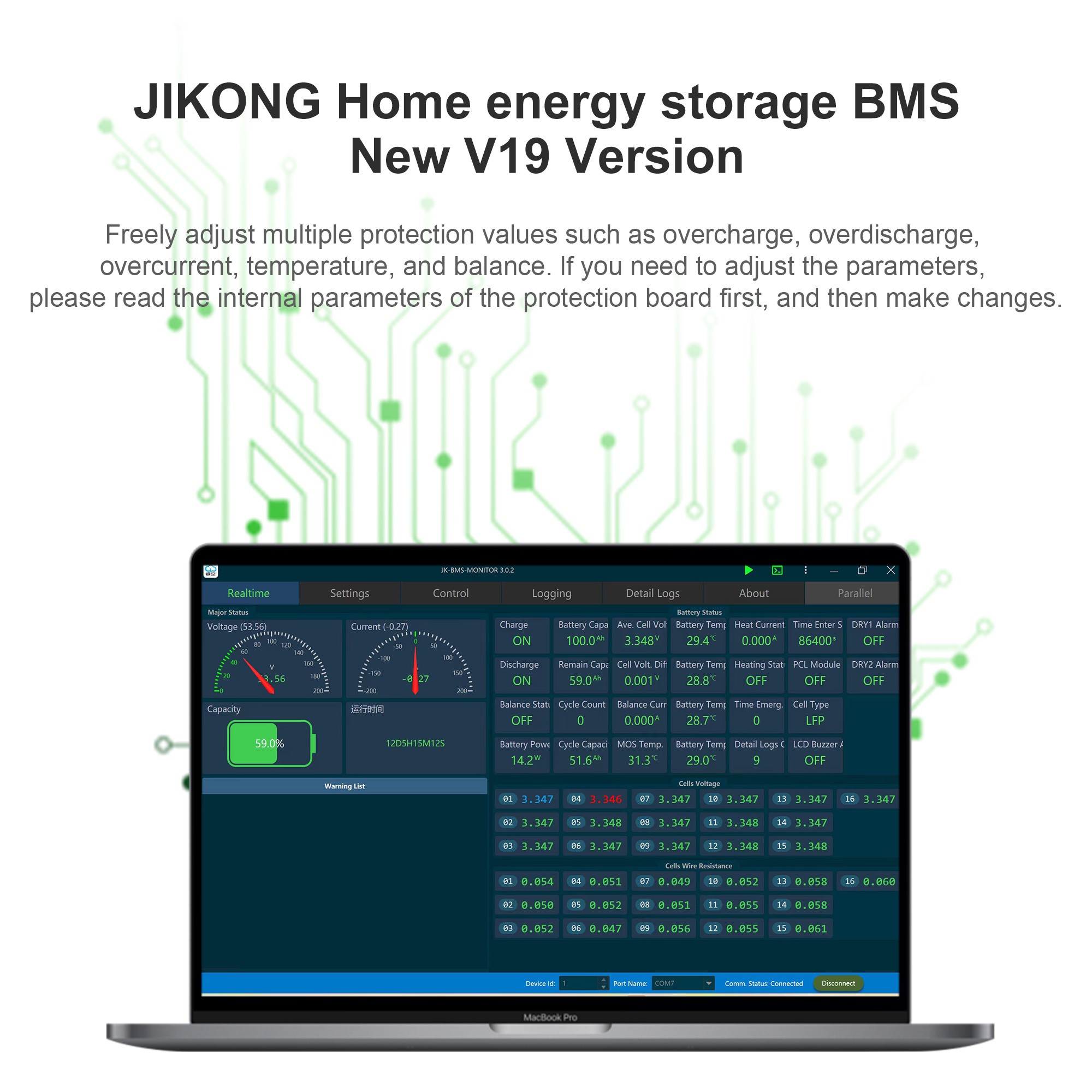 JIKONG JK BMS PB2A16S15P Smart - Smart Home Energy recension och pris