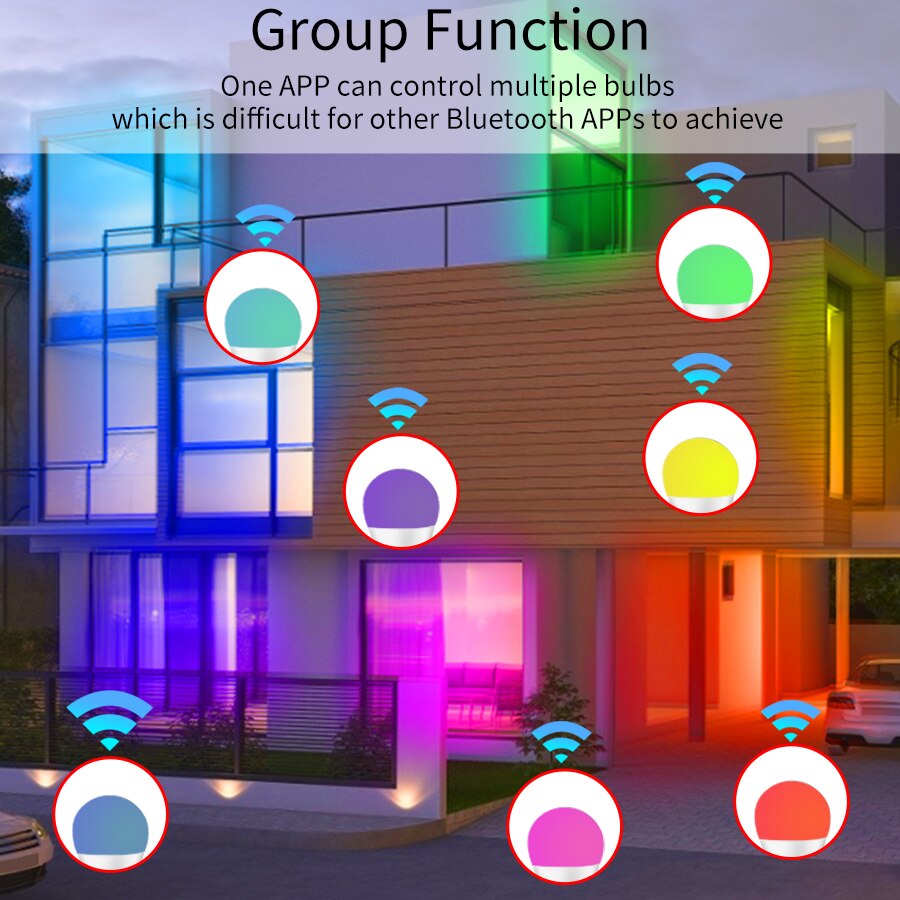 E27 WiFi Smart LED Bulb RGBCW  - Alexa Compatible Bulb recension och pris