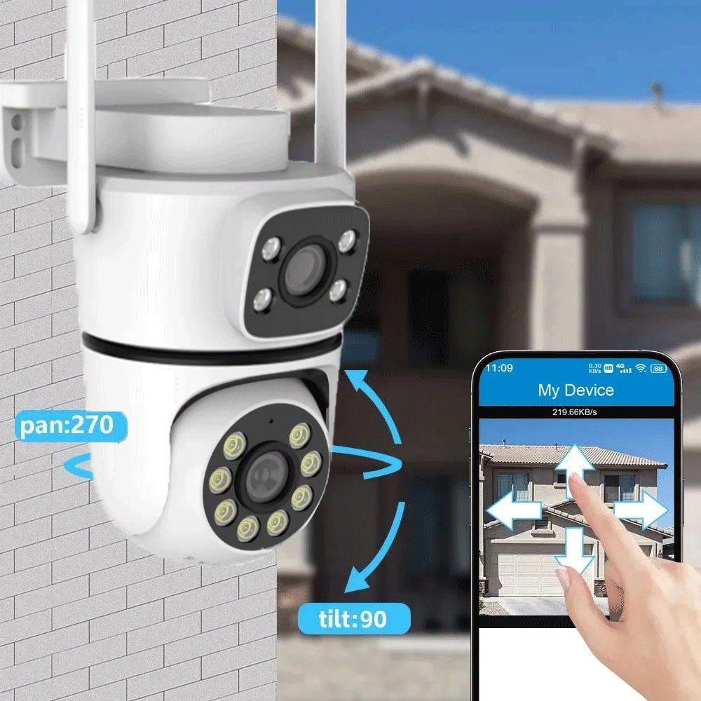 10MP Tuya 5G Wifi PTZ Camera 4 - Smart Home Battery Camera Ezviz recension och pris