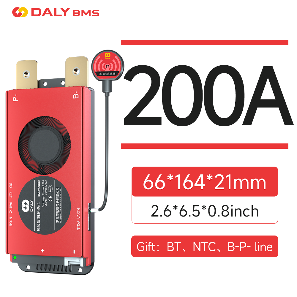 Daly BMS 200A LiFePo4 4S 12V 1 - Smart Home Energy recension och pris