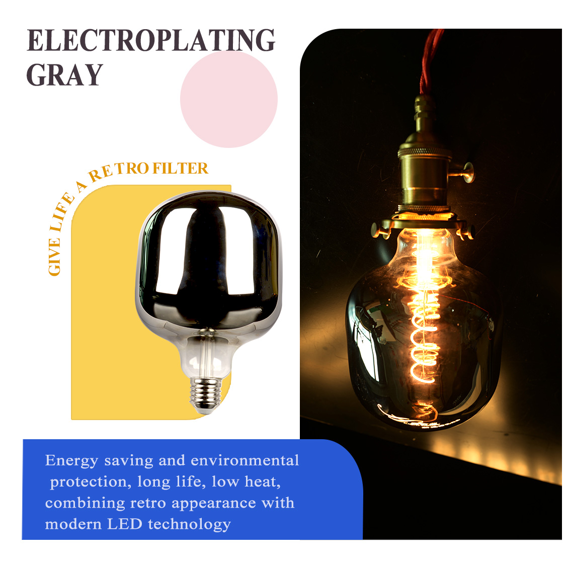 E27 5W LED Filament Bulb Warm  - Smart Home Retrofit recension och pris