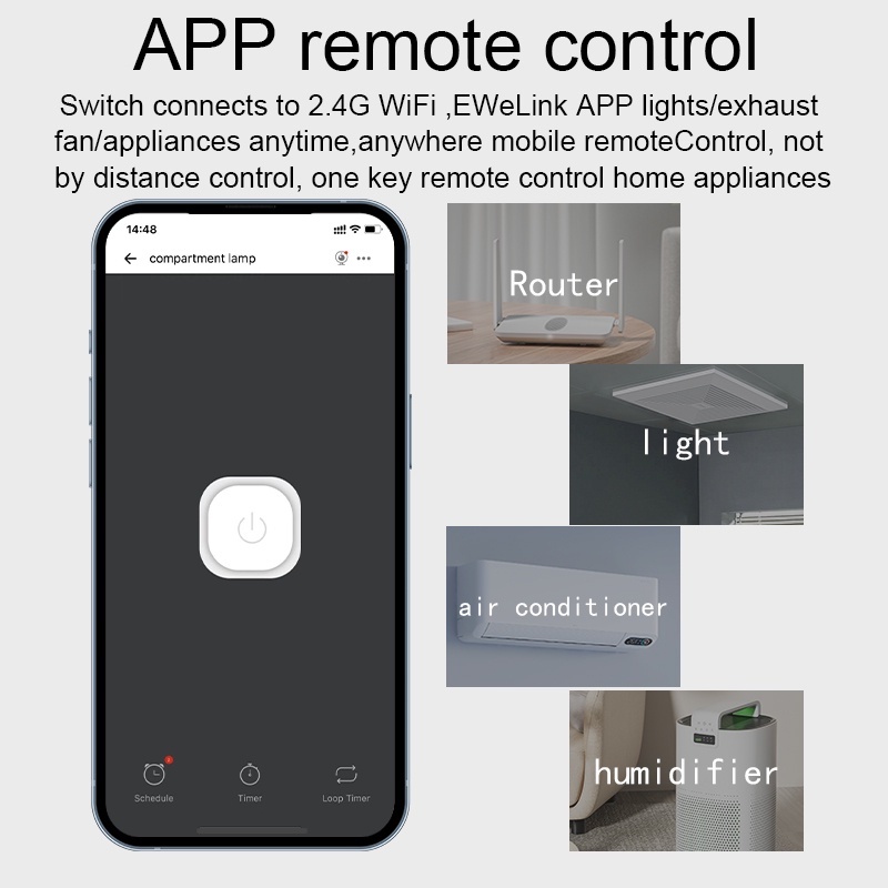 Ewelink WiFi Smart Switch Mini - Smart Home Bridge recension och pris