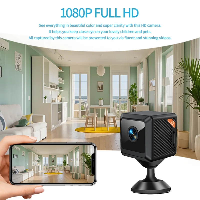 W02 1080P mini security protec - Smart Home Cctv recension och pris