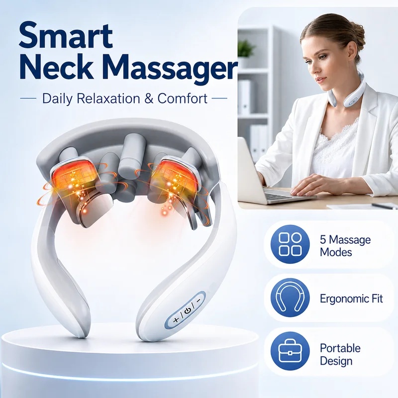 Smart Neck Massager for Adults - Smart Home Matter recension och pris