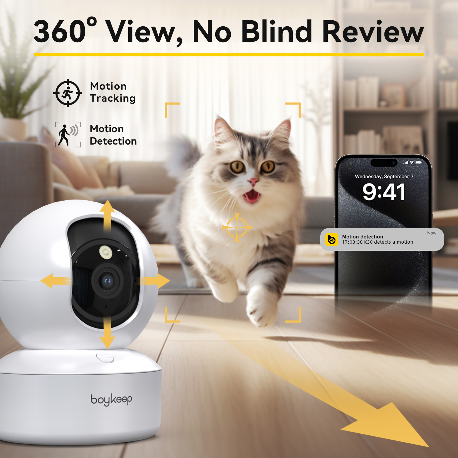 BoyKeep Smart Camera 2K Securi - Smart Home Battery Camera Ezviz recension och pris