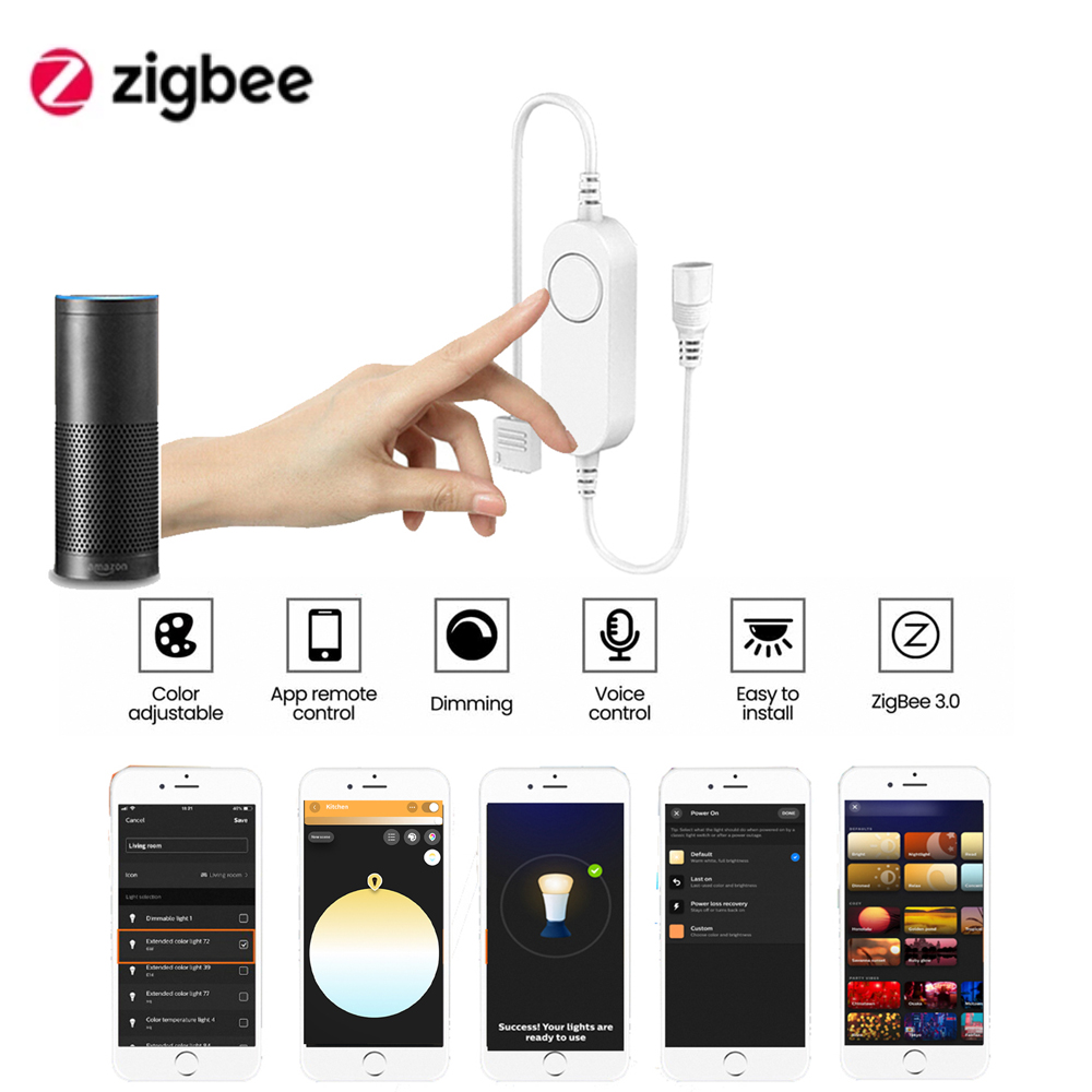 Zigbee 3.0 Round Dual White LE - Alexa Compatible Bulb recension och pris
