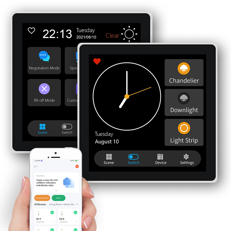 FUERS 4 Inch Touch Screen Mult - Smart Wall Socket recension och pris