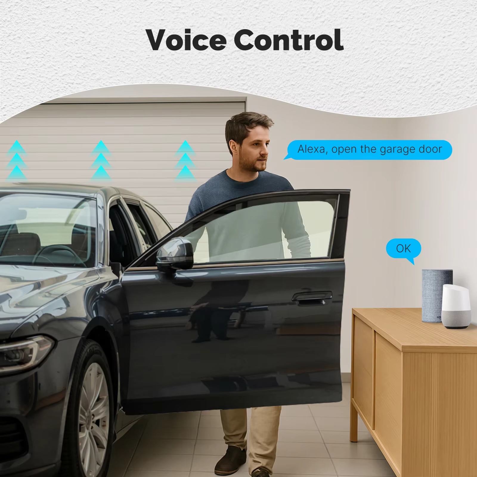 MOES Zigbee Garage Door Contro - Smart Home Moes recension och pris