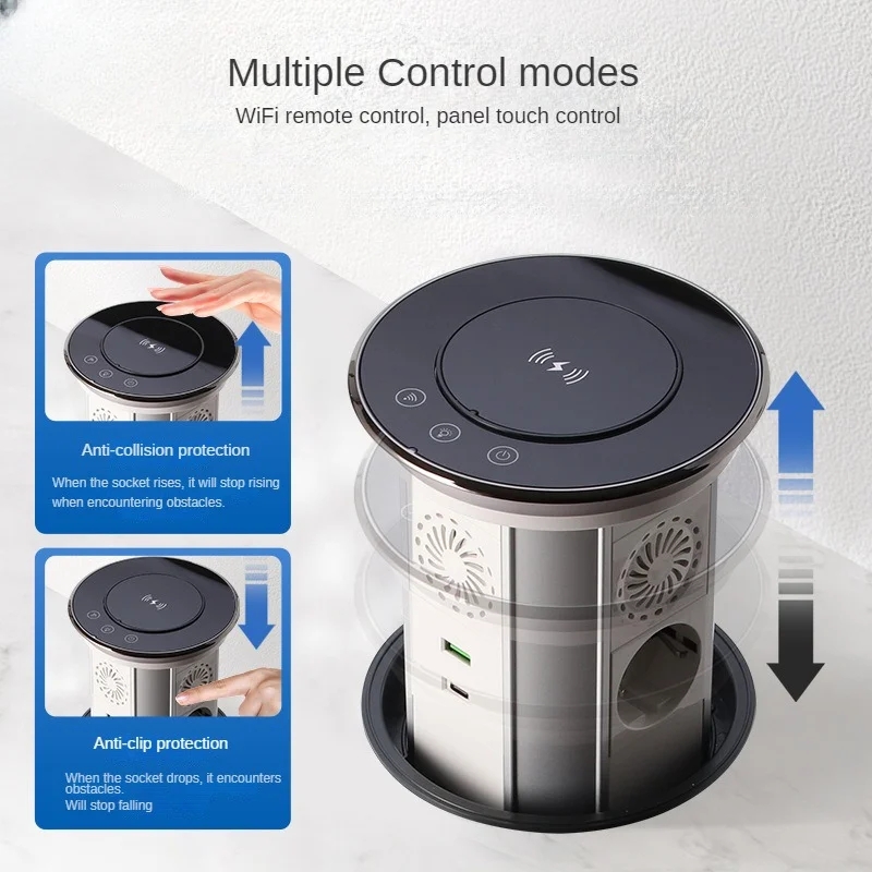 WIFI Tuya Touch Automatic Lift - Smart Wall Socket recension och pris