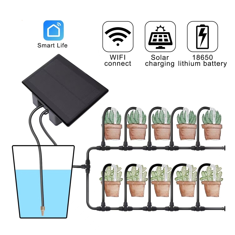 WIFI Solar Automatic Watering  - Smart Home Energy recension och pris